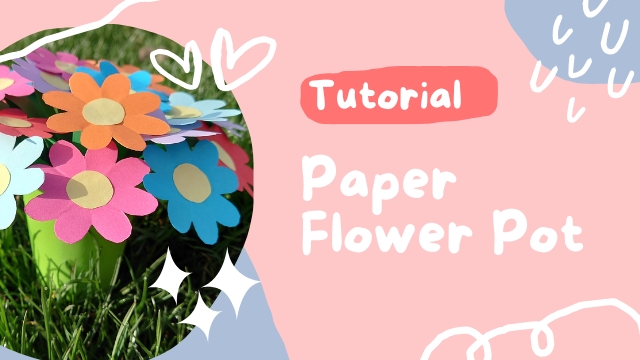 Paper Flower Pot