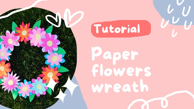  Paper Flower Wreath