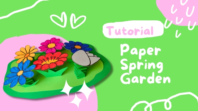 Easy Paper Spring Garden